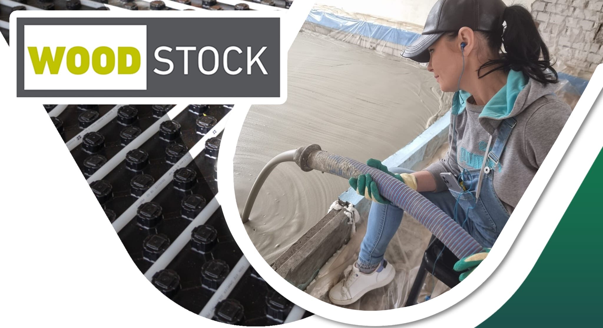 nieuwe vloer met vloerverwarming