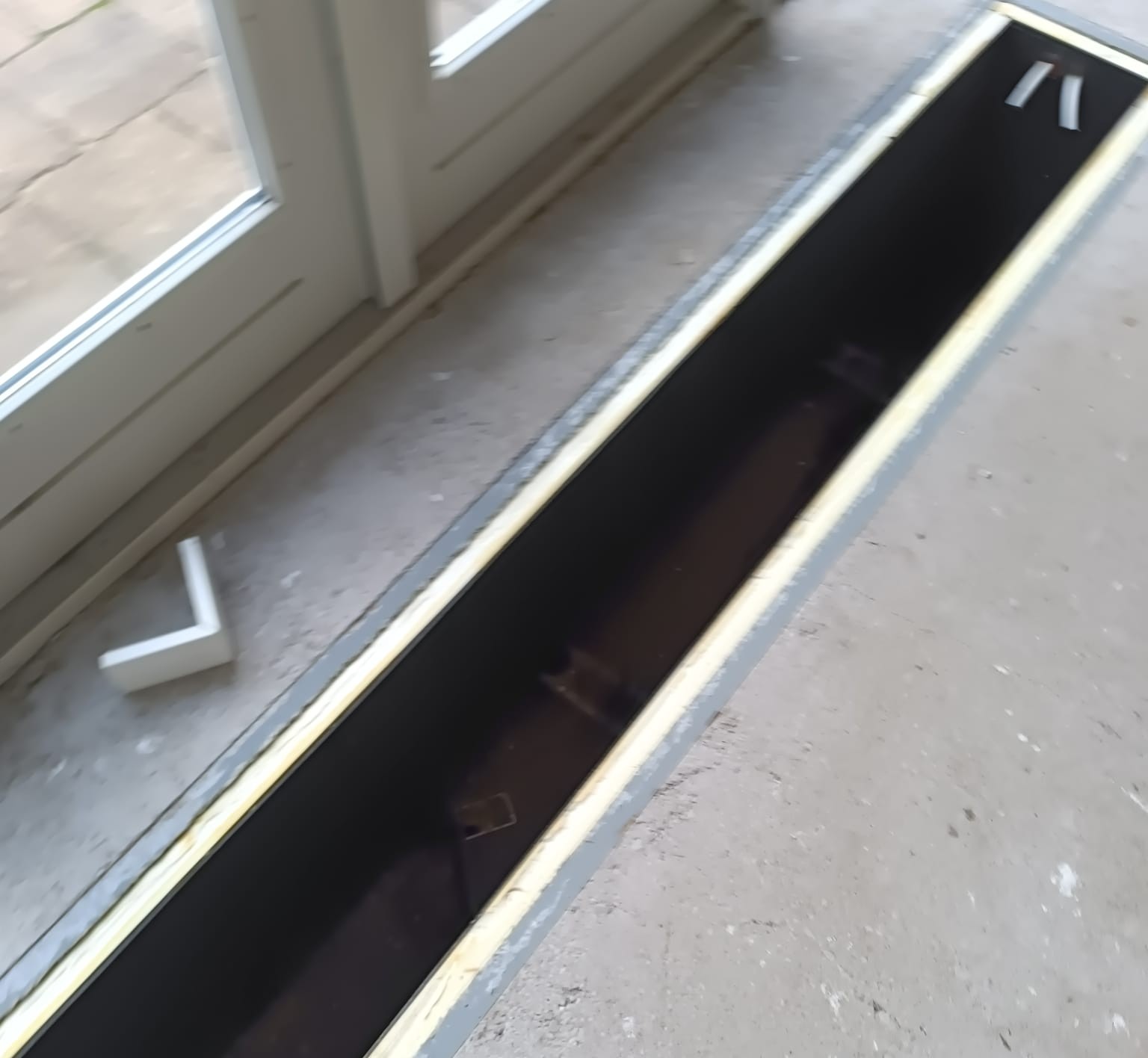 Convectorput vullen met schuimbeton