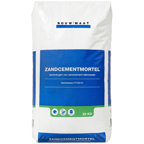 Bouwmaat zandcement kant en klaar