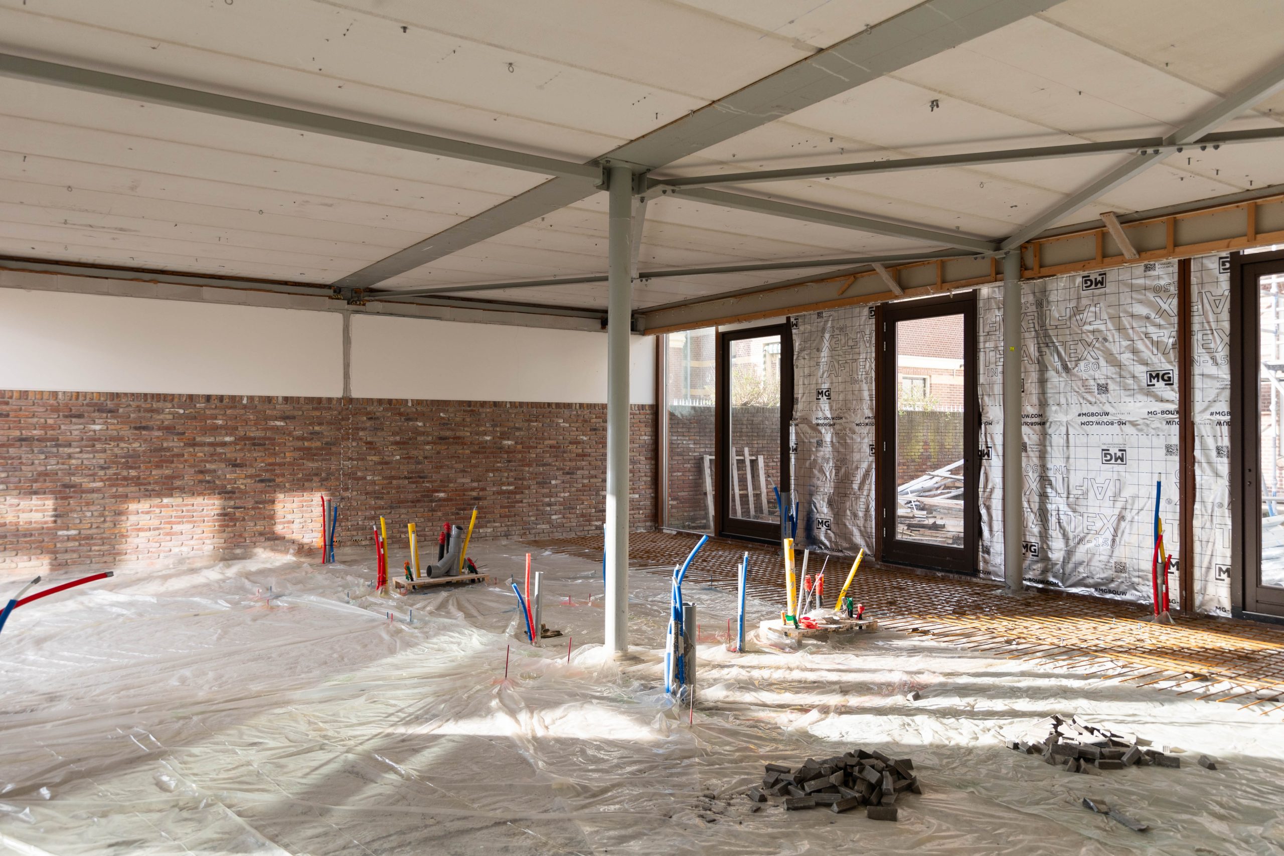 cementdekvloer buiten