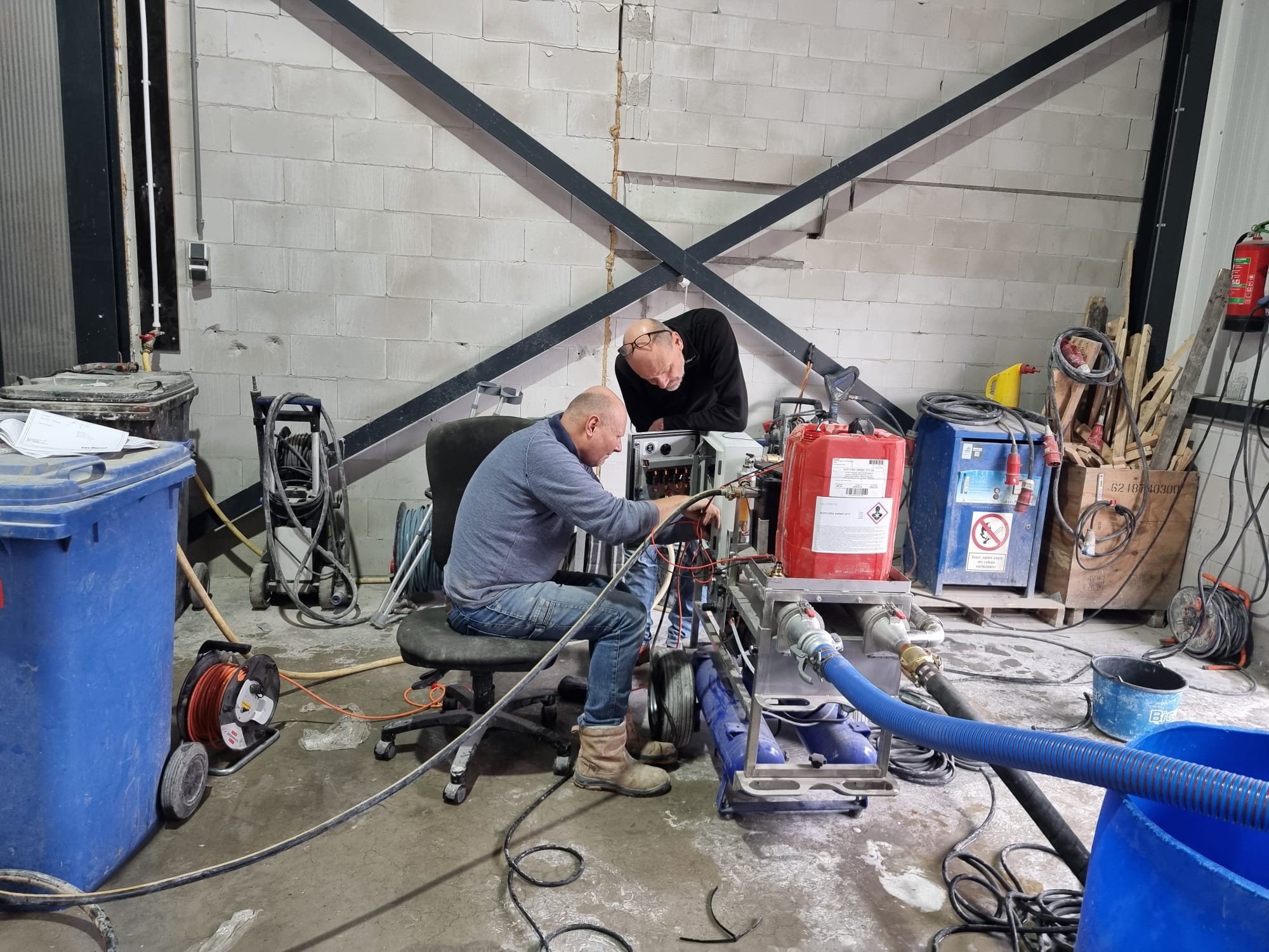 schuimbeton maken emissievrije gebieden