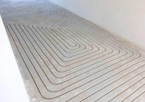 vloerverwarming betonvloer frezen