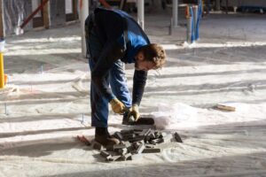 cementdekvloer folie wapening