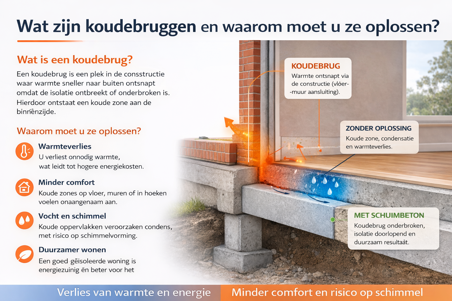 koudebruggen oplossen