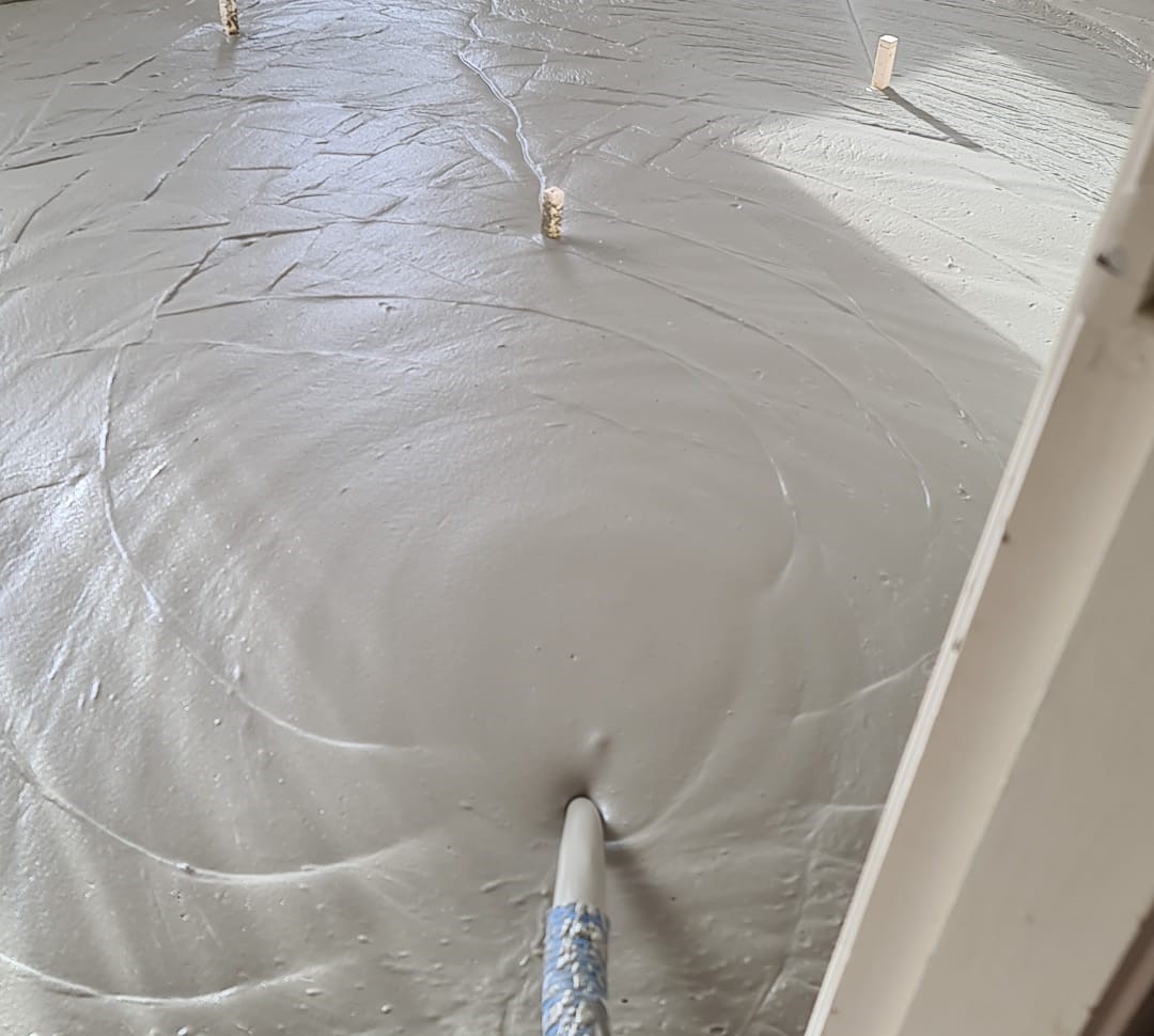 PVC vloer op schuimbeton als complete oplossing