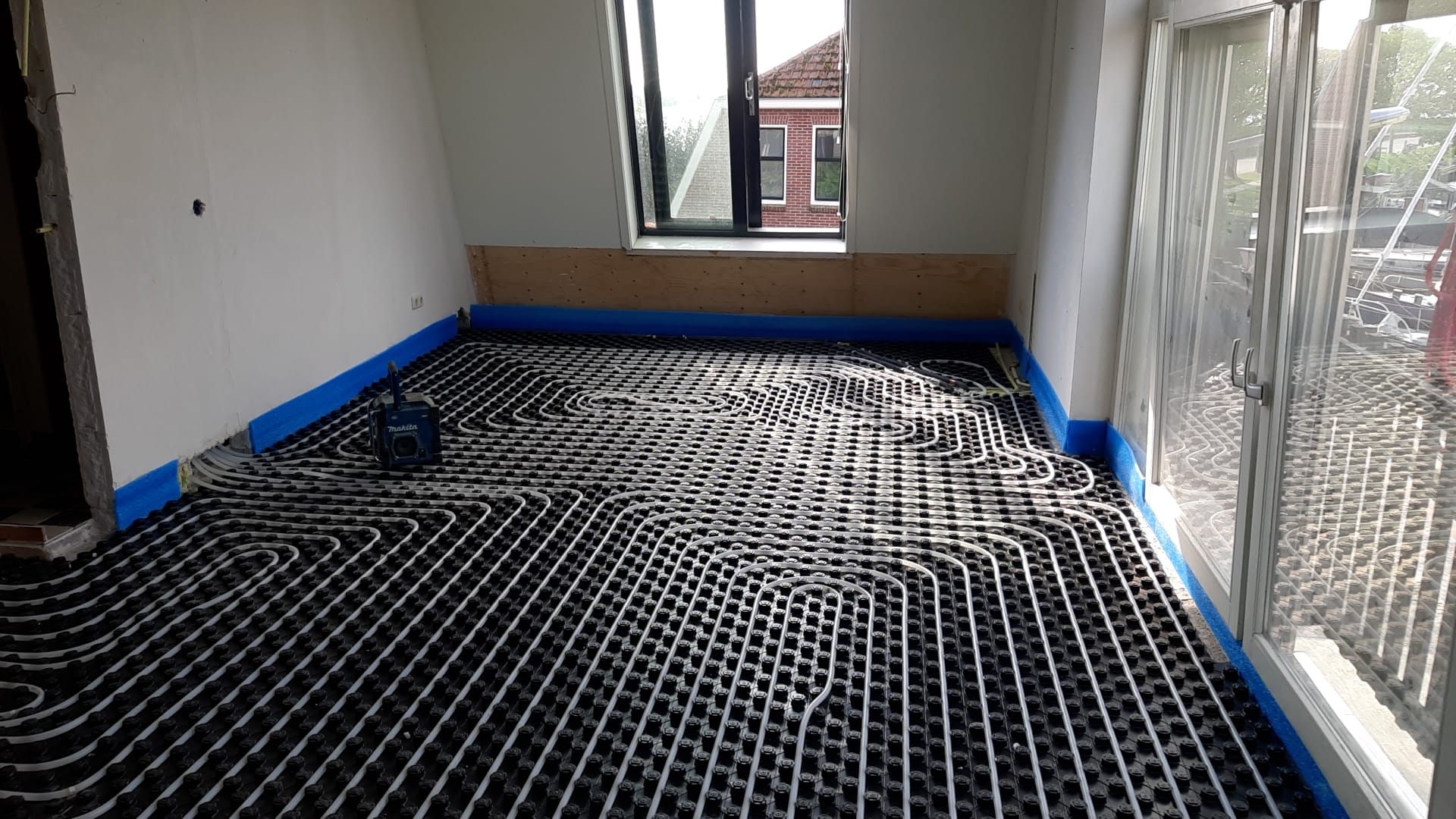 Vloerisolatie met vloerverwarming